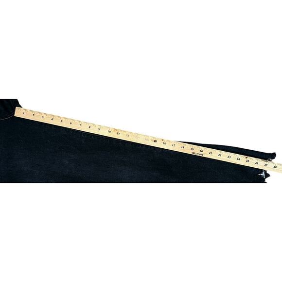 KanCan High-Rise Button Fly Distressed Raw Hem Black Skinny Jeans 7 27X28 - Picture 4 of 7